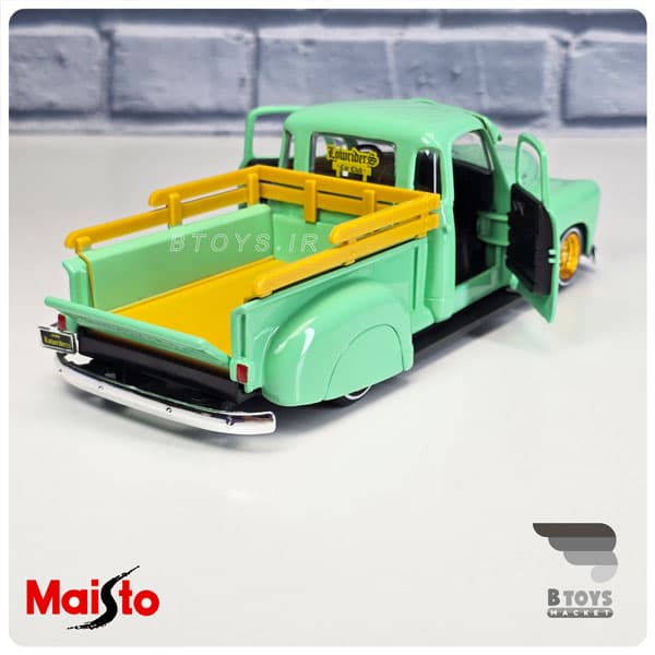 ماکت شورولت 3100 پیکاپ1950 دیزاین مایستو(Chevrolet 3100 pickup Design Maisto) — تصویر ۲