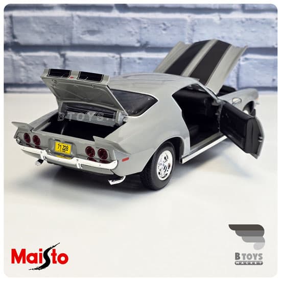 ماکت شورولت کامارو زد 28 1971 خاکستری مایستو(Chevrolet Camaro Z28 1971 Maisto) — تصویر ۲