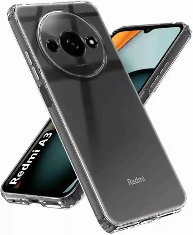 قاب گوشی شیائومی Redmi A3 مدل ژله ای شفاف — تصویر ۲