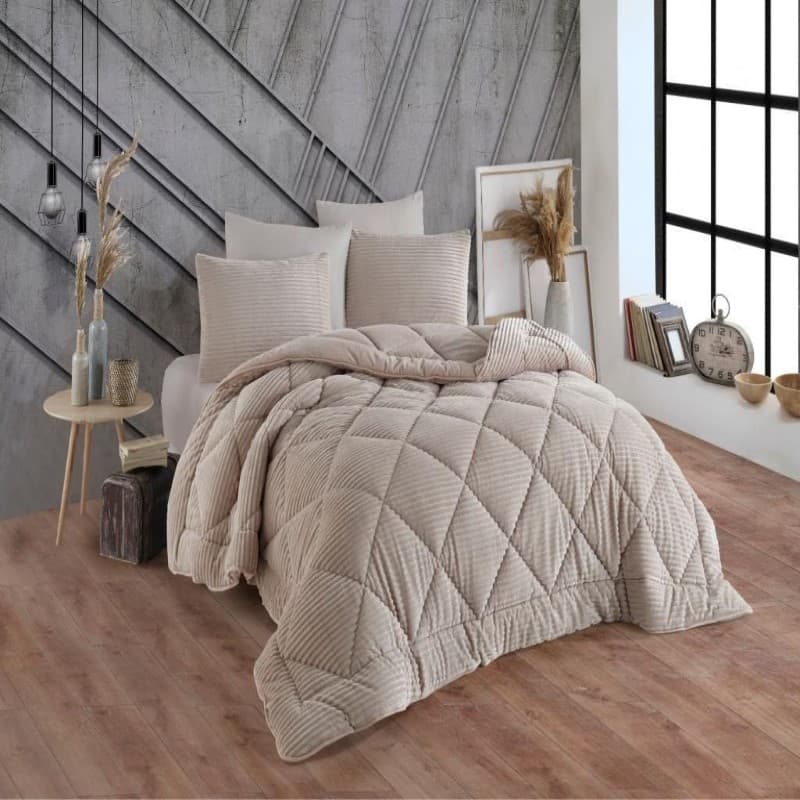 لحاف روتختی دونفره مخمل ترک برند BOTTEGA HOME ISTSNBUL — تصویر ۵