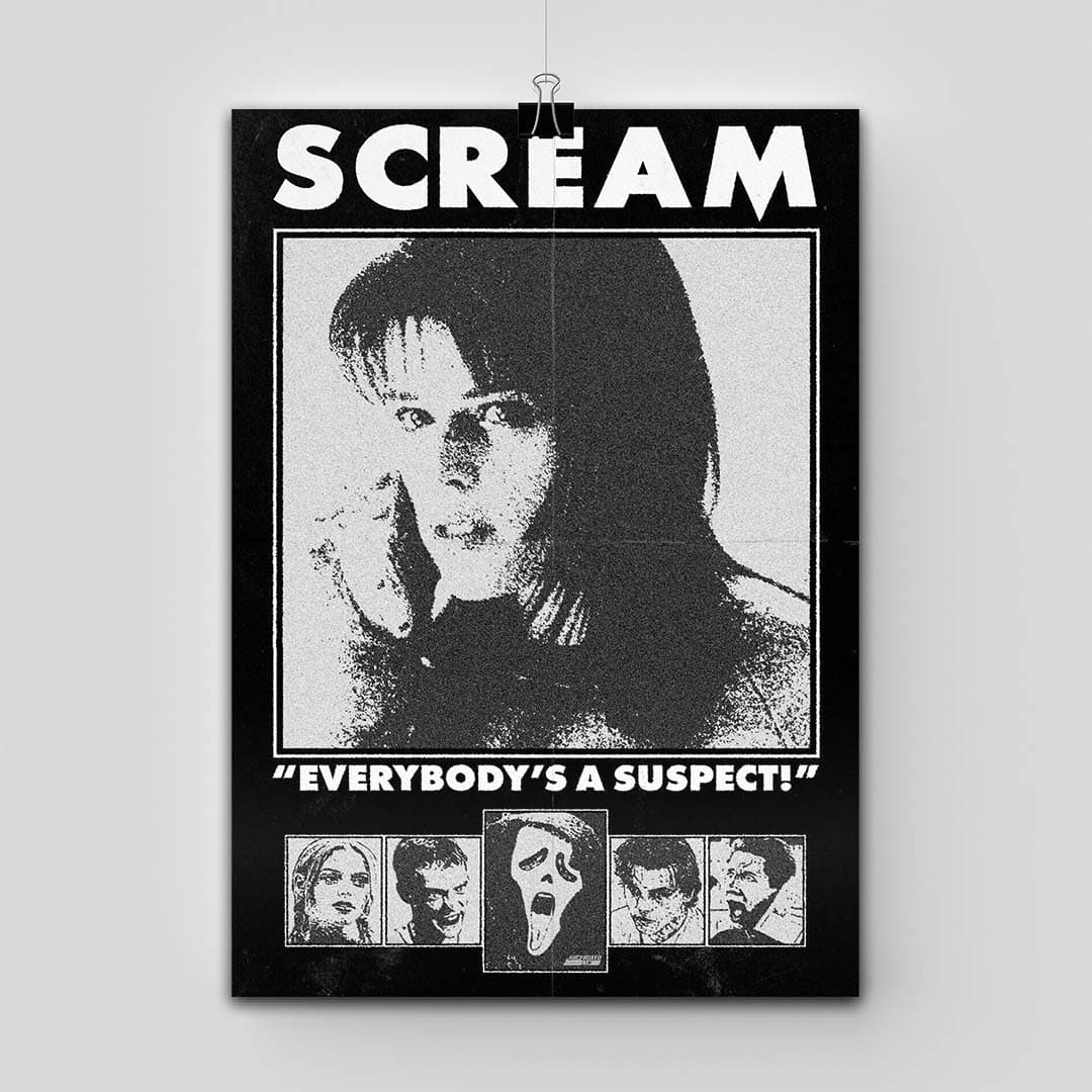 پوستر Scream طرح Everybody’s A Suspect — تصویر ۲