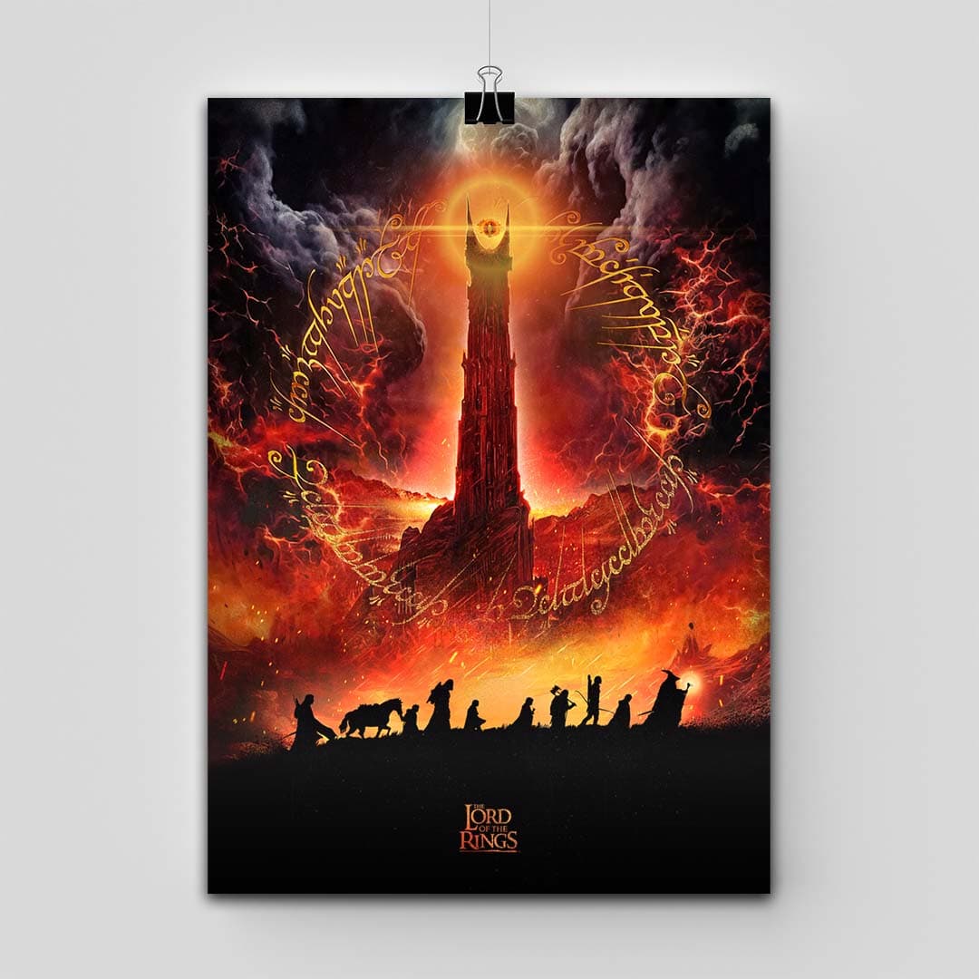 پوستر Lord of the Rings طرح One to Rule Them All