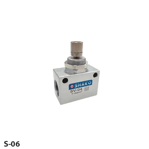 شیر فلو کنترل شاکو 3/4 اینچ با کد فنی S-06