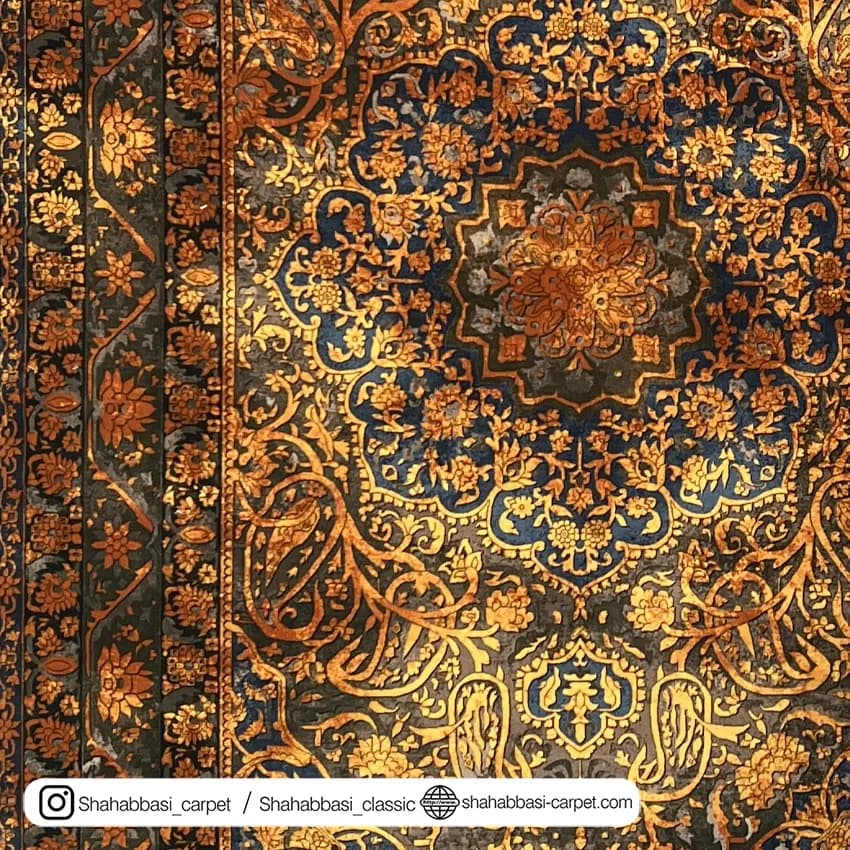 فرش سنتی کد 800104 طوسی — تصویر ۳