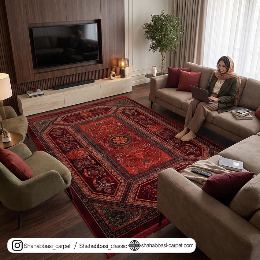 فرش پاریس کد 1000104 لاکی