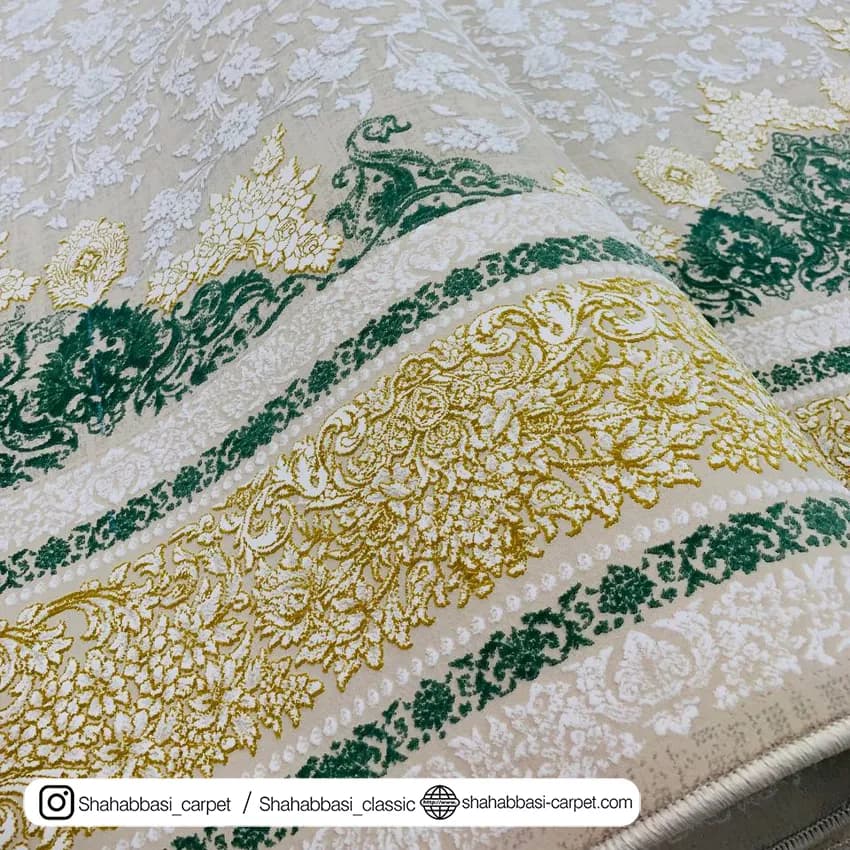 فرش ماشینی کد 3112 صدفی — تصویر ۳