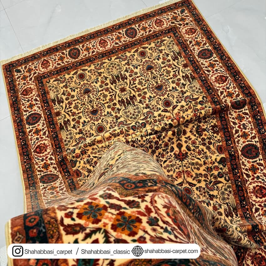 فرش سنتی کد 800188 کرم — تصویر ۴