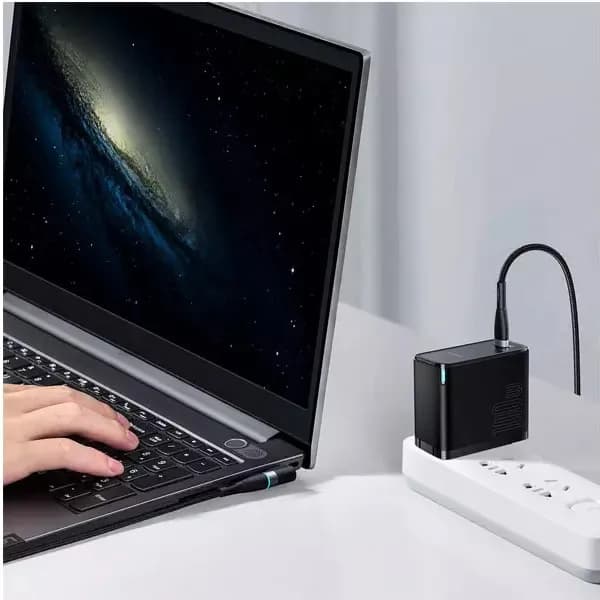 کابل شارژر مگنتی لپ تاپ لنوو بیسوس Baseus Zinc Lenovo Type C to DC CATXC-Y01 طول ۲ متر توان ۱۰۰ وات — تصویر ۷