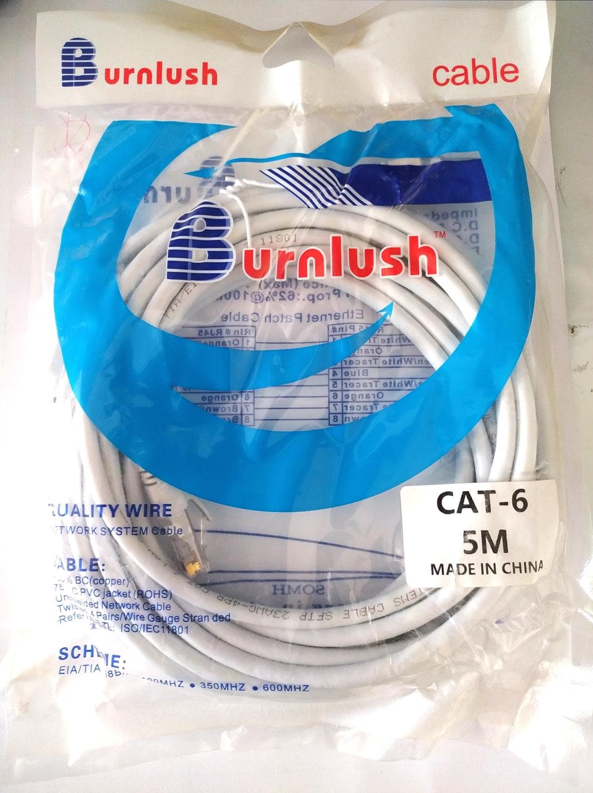 کابل شبکه 5متری|CAT 6 5M