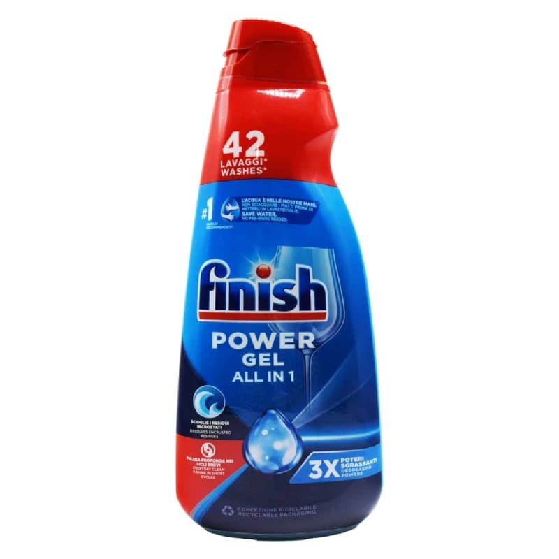 ژل ظرفشویی مدل 3X finish حجم 1000 میل با رایحه لیمو — تصویر ۶