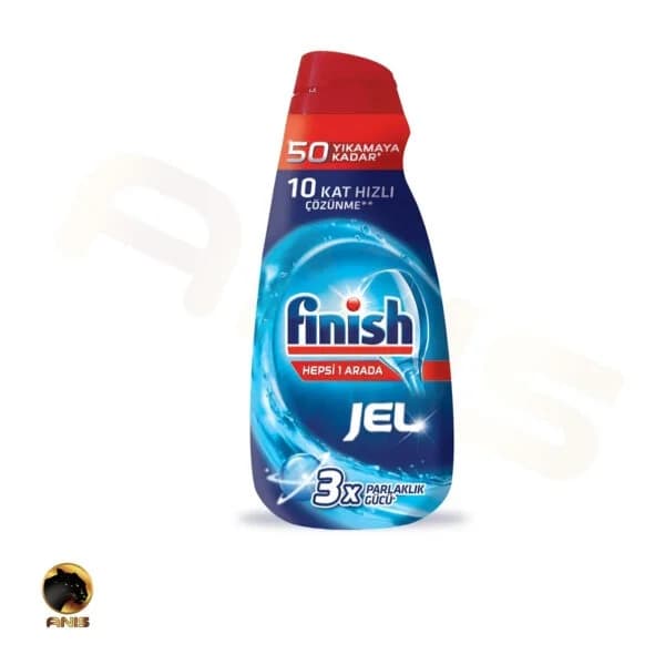ژل ظرفشویی مدل 3X finish حجم 1000 میل با رایحه لیمو — تصویر ۴