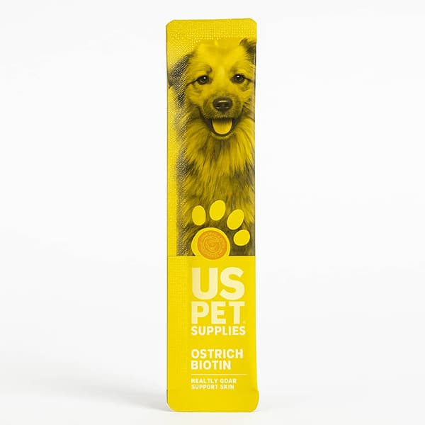 بستنی سگ US Pet Supplies طعم شترمرغ و بیوتین