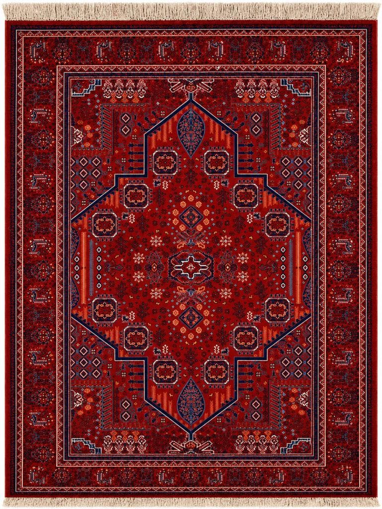 فرش تهران کلکسیون آوانگارد 1200 شانه طرح درختی LSK