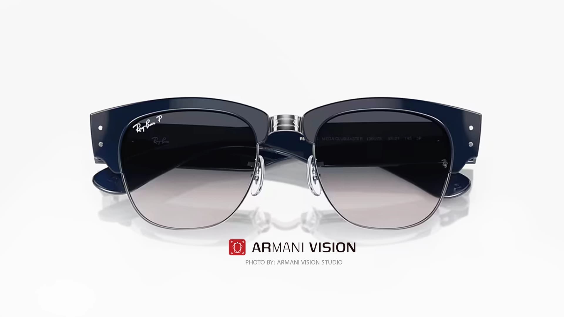 عینک ری بن RAYBAN – MEGA CLUBMASTER – RB 0316S – 136678 — تصویر ۶