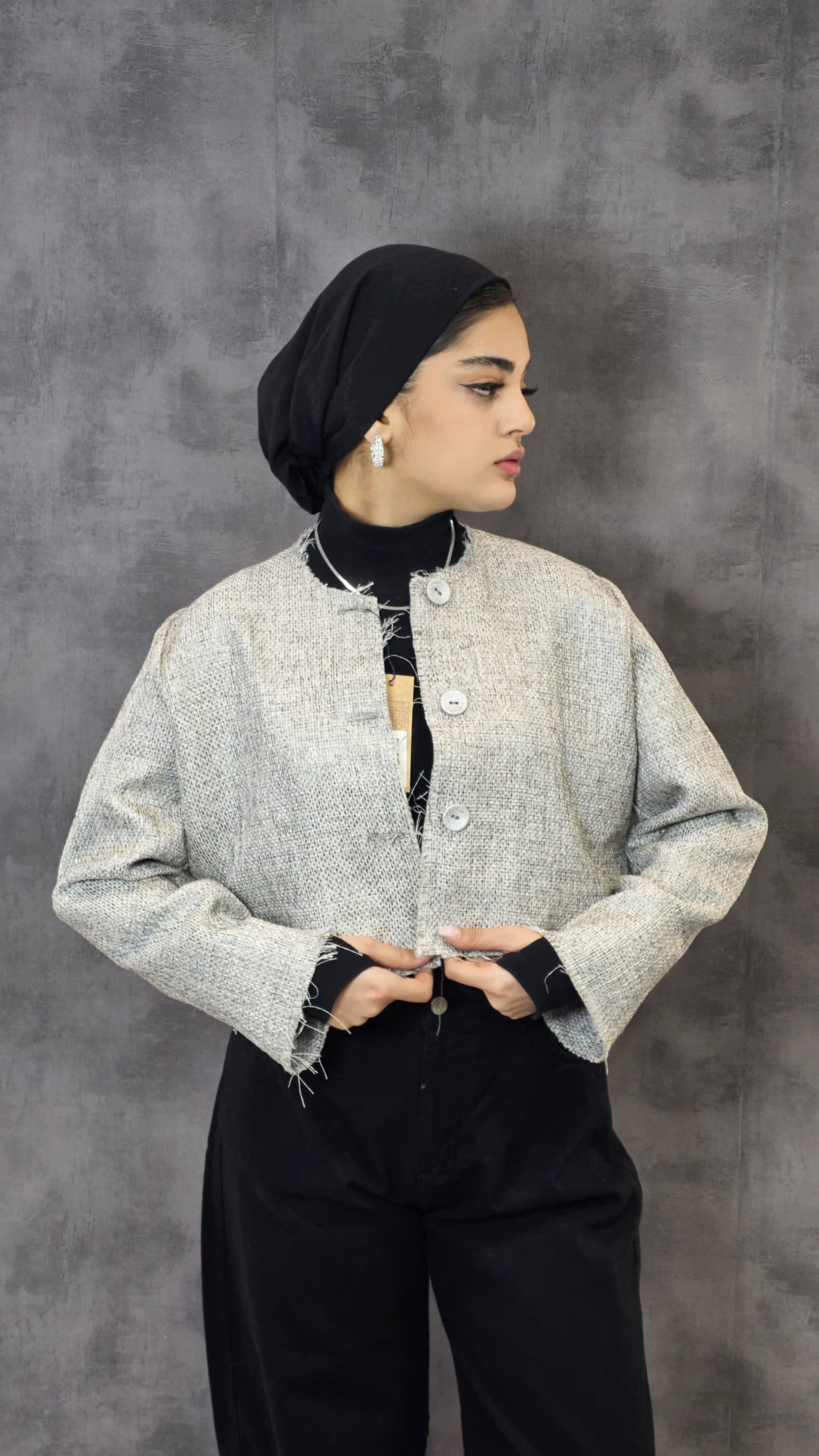 کت نيم تنه زنانه کنفی
