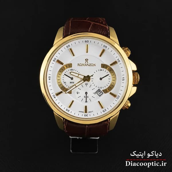 ساعت مچی مردانه موتور ژاپن برند رمانسون مدل Do1283 چرمی — تصویر ۶