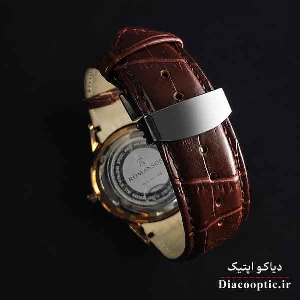 ساعت مچی مردانه موتور ژاپن برند رمانسون مدل Do1280 چرمی — تصویر ۸