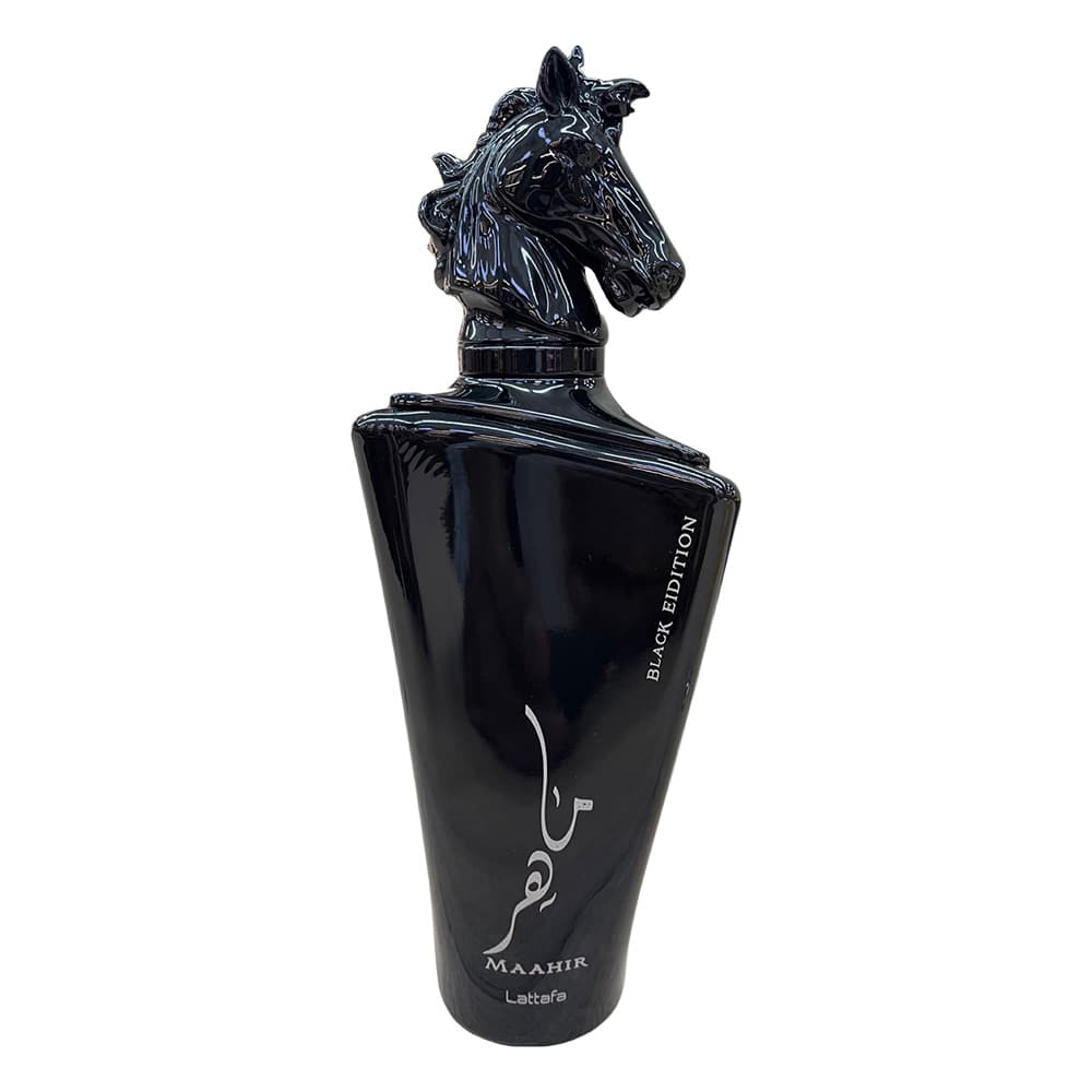 ماهر مشکی لطافه مردانه MAAHIR BLACK EDITION LATTAFA 100 ML — تصویر ۴