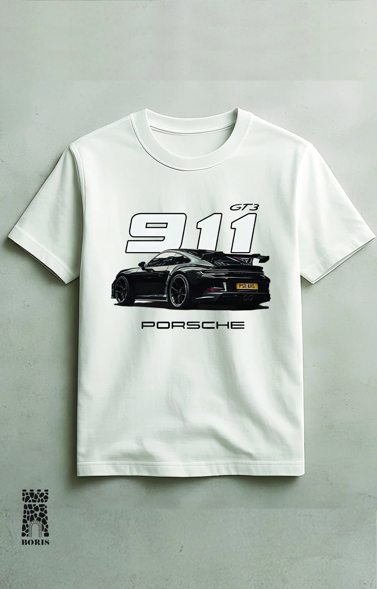 تیشرت باکسی ماکان طرح پورشه porsche 911 کد 5146 — تصویر ۲