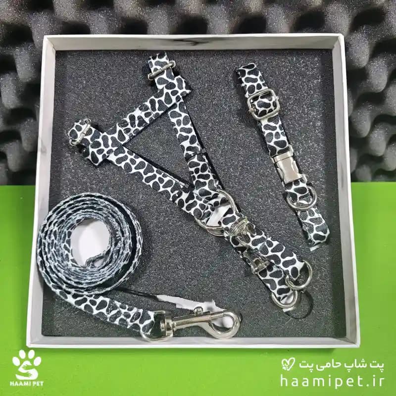 پک هدیه قلاده سگ طرح پاندا VIP سایز S