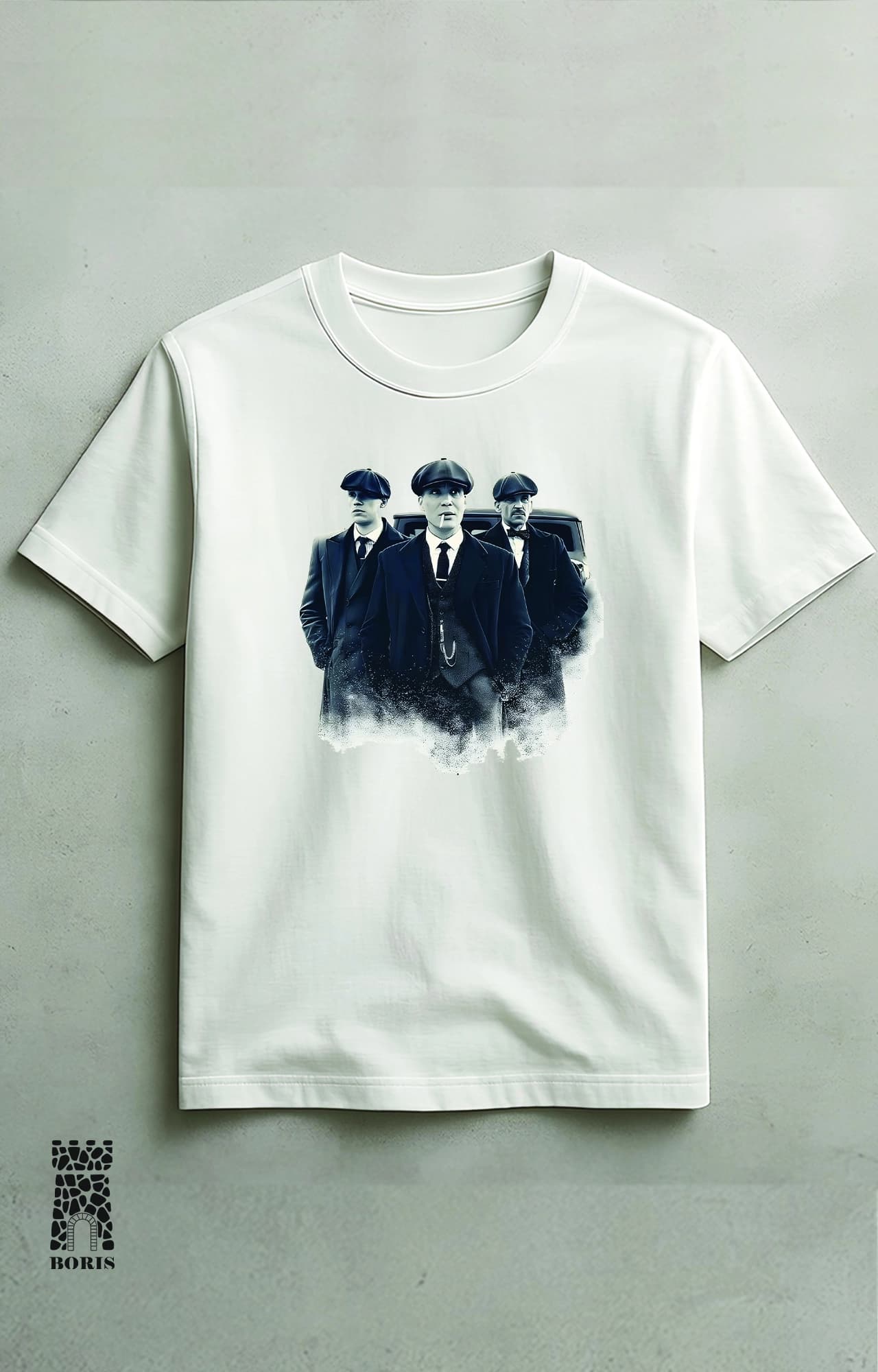 تیشرت باکسی ماکان طرح پیکی بلایندرز Peaky Blinders کد 4920 — تصویر ۲