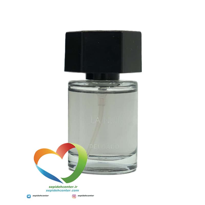 ادکلن جیبی مردانه دلگادو مدل لهوم لانویت perfume Delgado LA NUIT DE LHOMME حجم ۲۵ میل — تصویر ۲