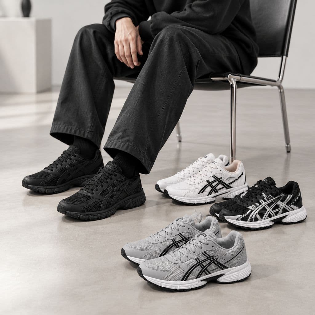 کفش ورزشی Asics مردانه مدل Arian-سفید — تصویر ۵