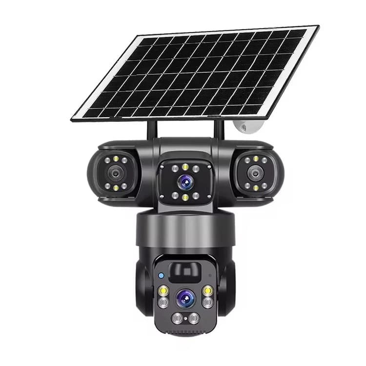 دوربین مداربسته خورشیدی سیمکارتی 3 لنز مدل V380