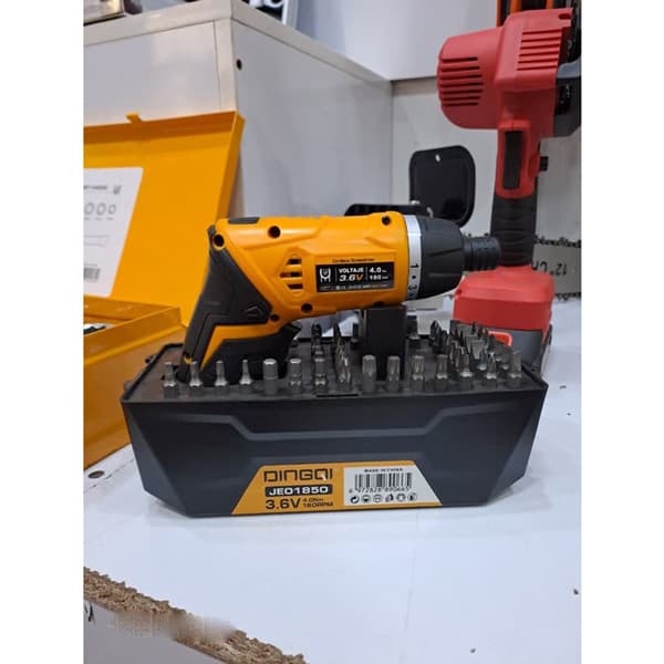 ست پیچ گوشتی شارژی دینگی JE01850 — تصویر ۵