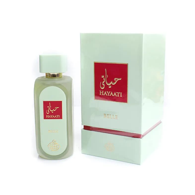 ادکلن فرگرانس ورد مدل حیاتی بل سبز Hayaati Belle حجم 100 میل