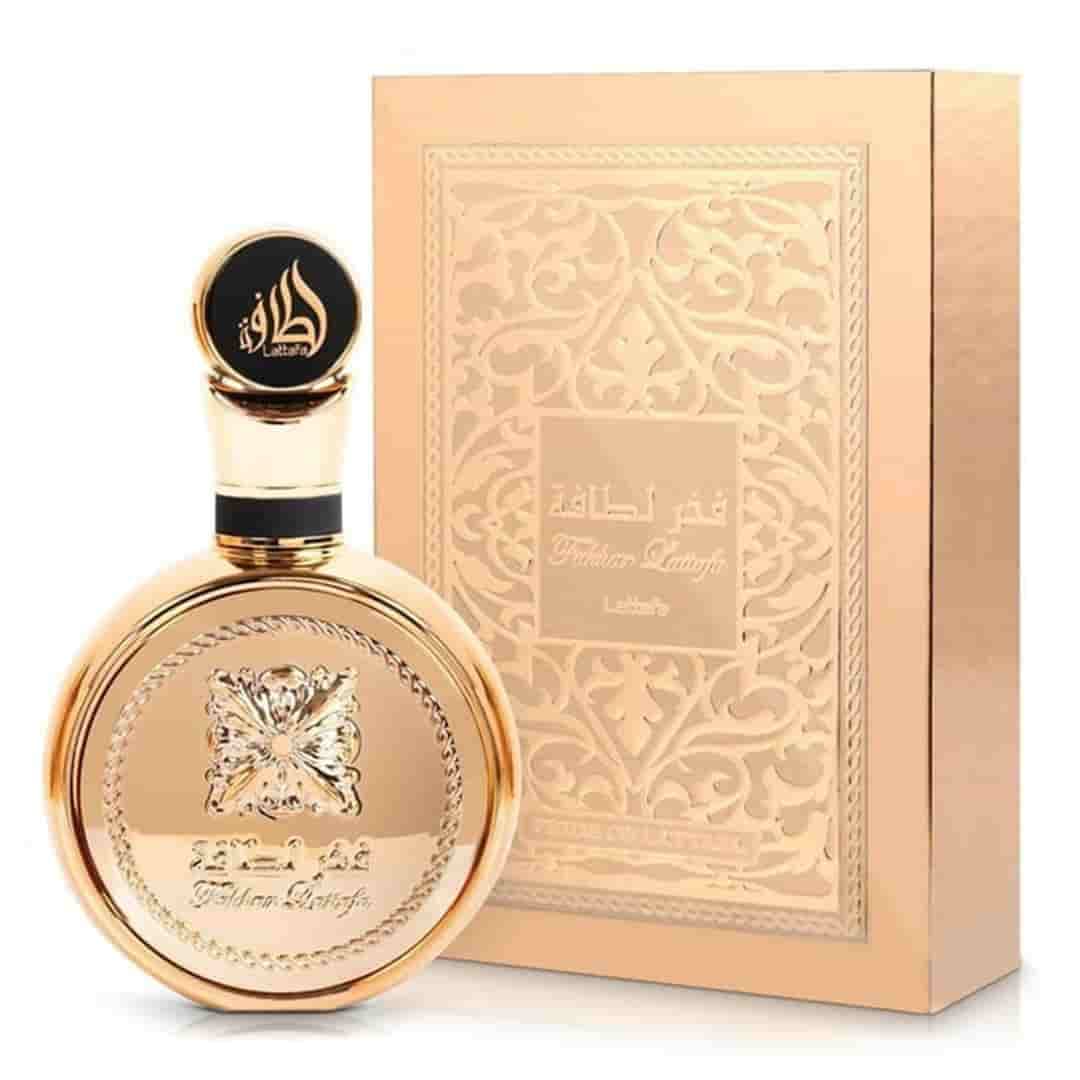ادکلن فخر طلایی لطافه حجم 100 میلی لیتر اورجینال | Fakhr Lattafa gold