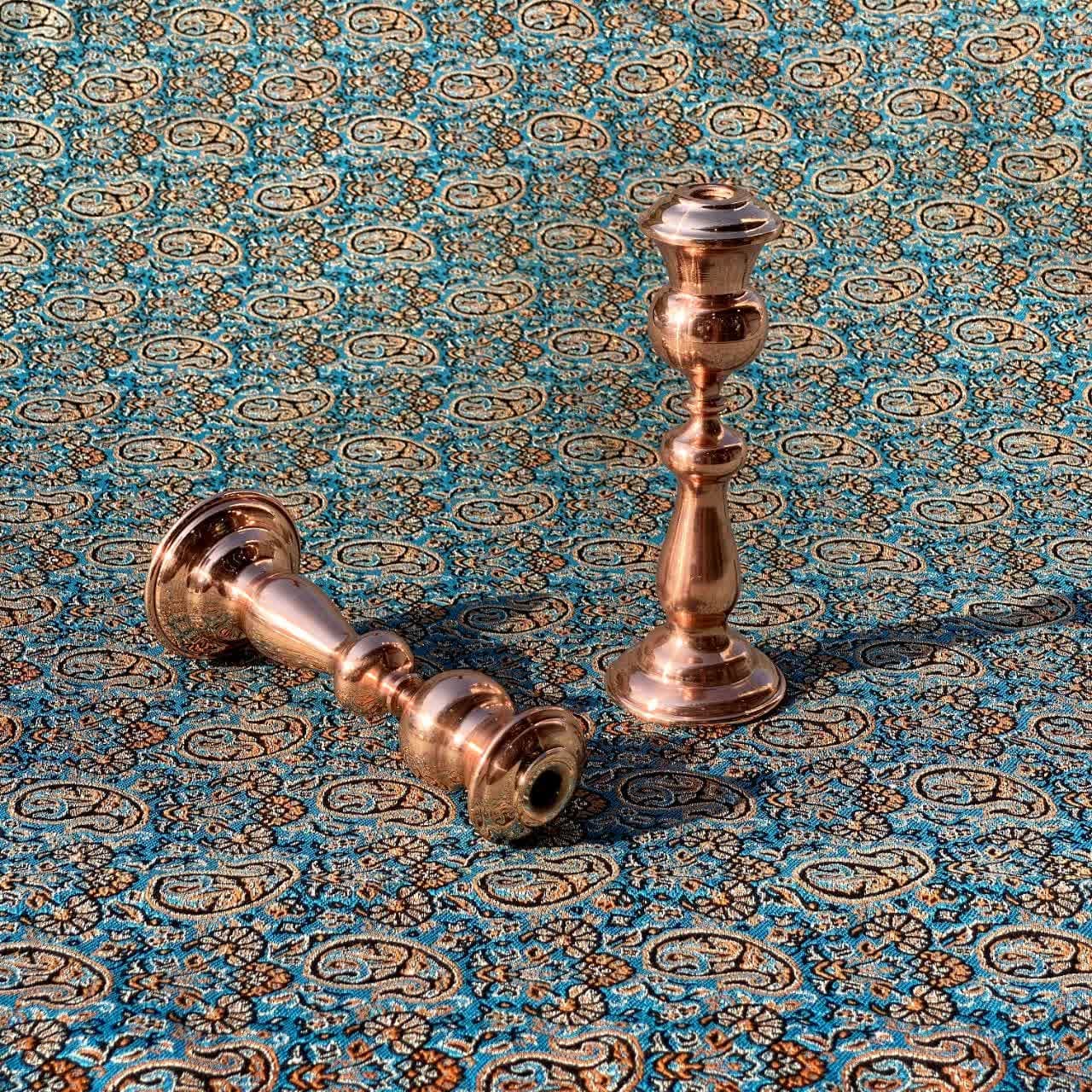 آینه شمعدان مسی مدل ورساچ (کد 628) — تصویر ۲