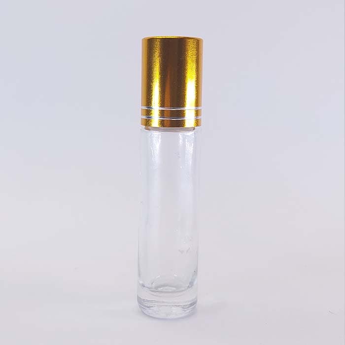 شیشه عطر مام شفاف درب رنگی 8 میل 12 عددی
