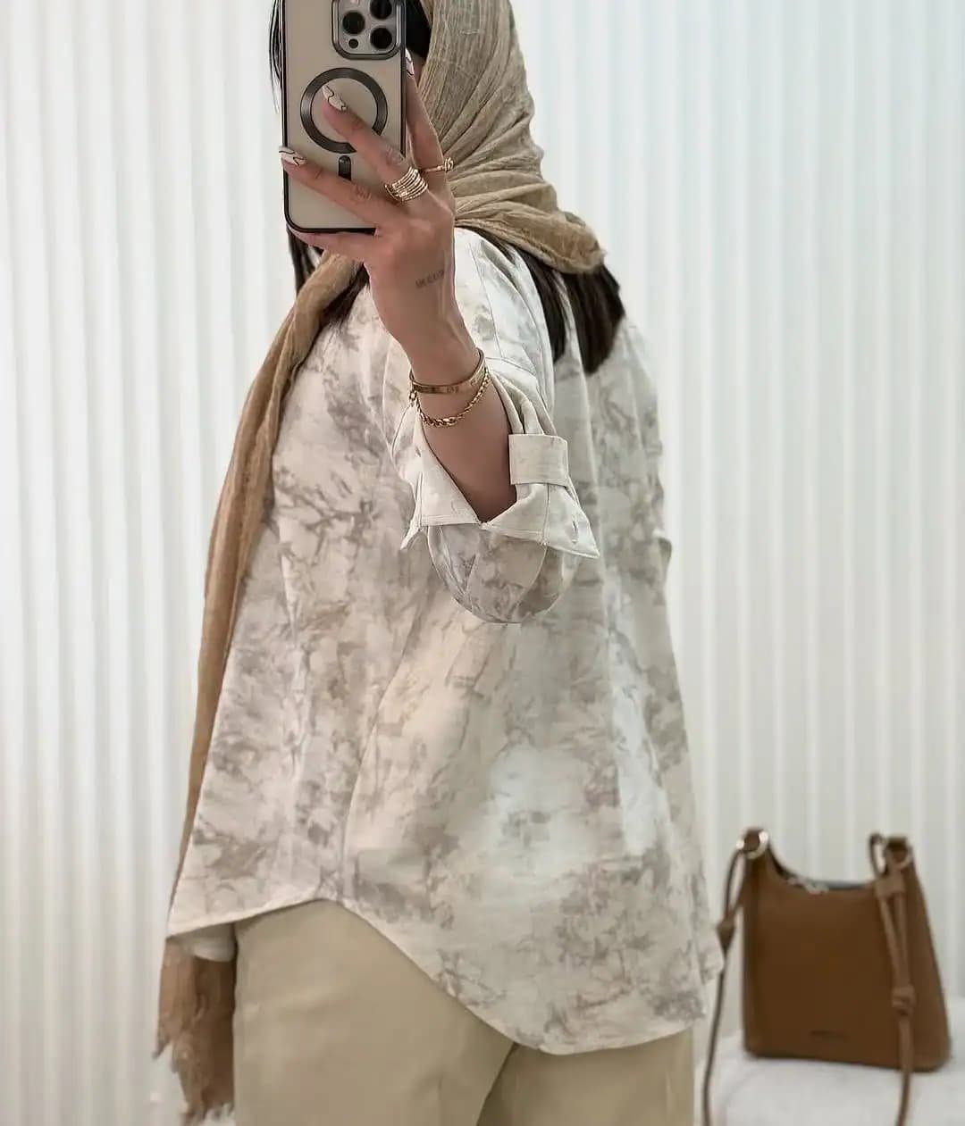 شومیز گازوئیلی مدل کیمیا — تصویر ۵