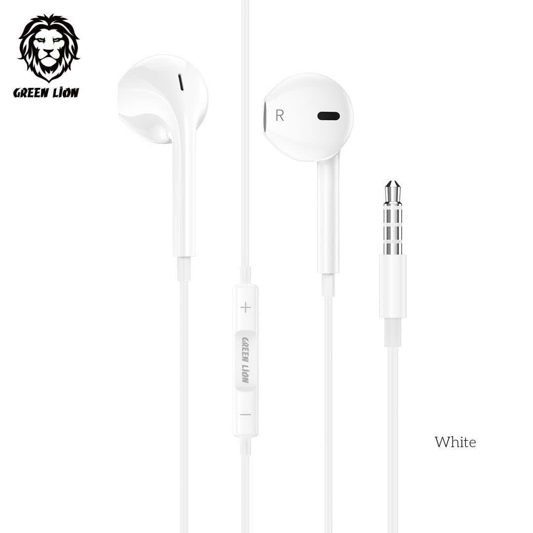 هندزفری گرین لاین Green Lion Stereo Earphone (1.2m)