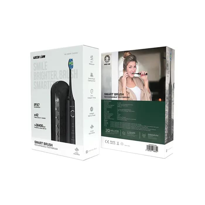 مسواک شارژی هوشمند گرین لاین Green Lion Smart Brush Rechargeable Toothbrush — تصویر ۲
