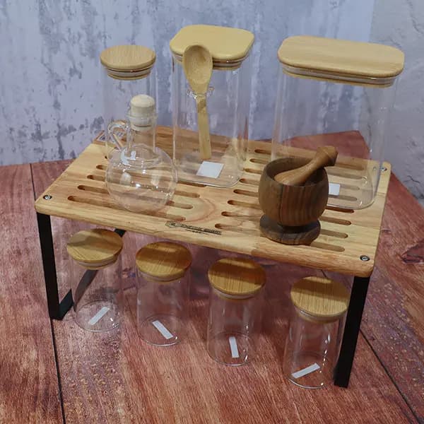 استند نظم دهنده و راف چوبی آشپزخانه لیمیتاک مدل پرو کد 501 — تصویر ۴