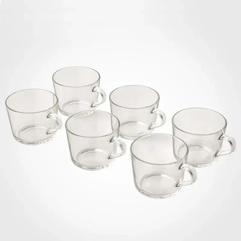 لیوان شیشه ای دسته دار 285 سی سی کد محصول : 2282 — تصویر ۳