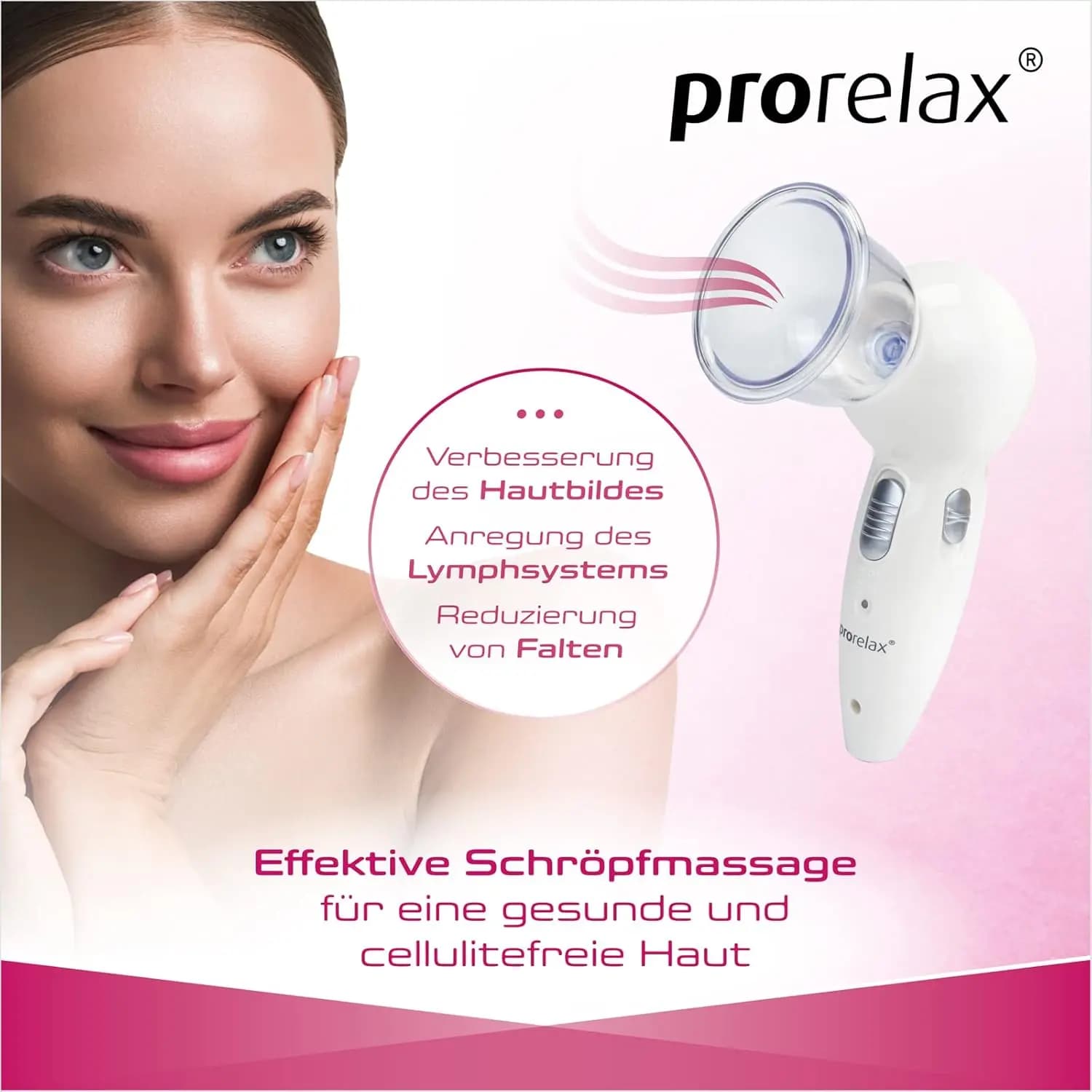 ماساژور وکیوم ضد سلولیت(بادکش) پروریلکس آلمان prorelax — تصویر ۵