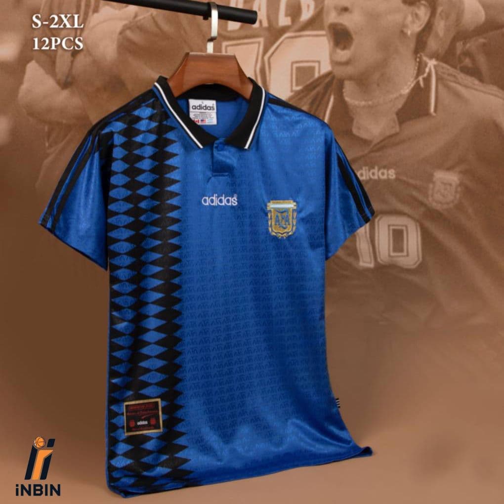 لباس اول آرژانتین کلاسیک ورژن پلیری (فصل 1994) کد 55754