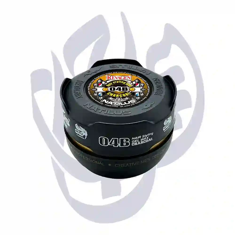 ژل واکس مو مشکی 04 CHARCOAL ریواژن ناتیلوس REVAGEN NATILUS