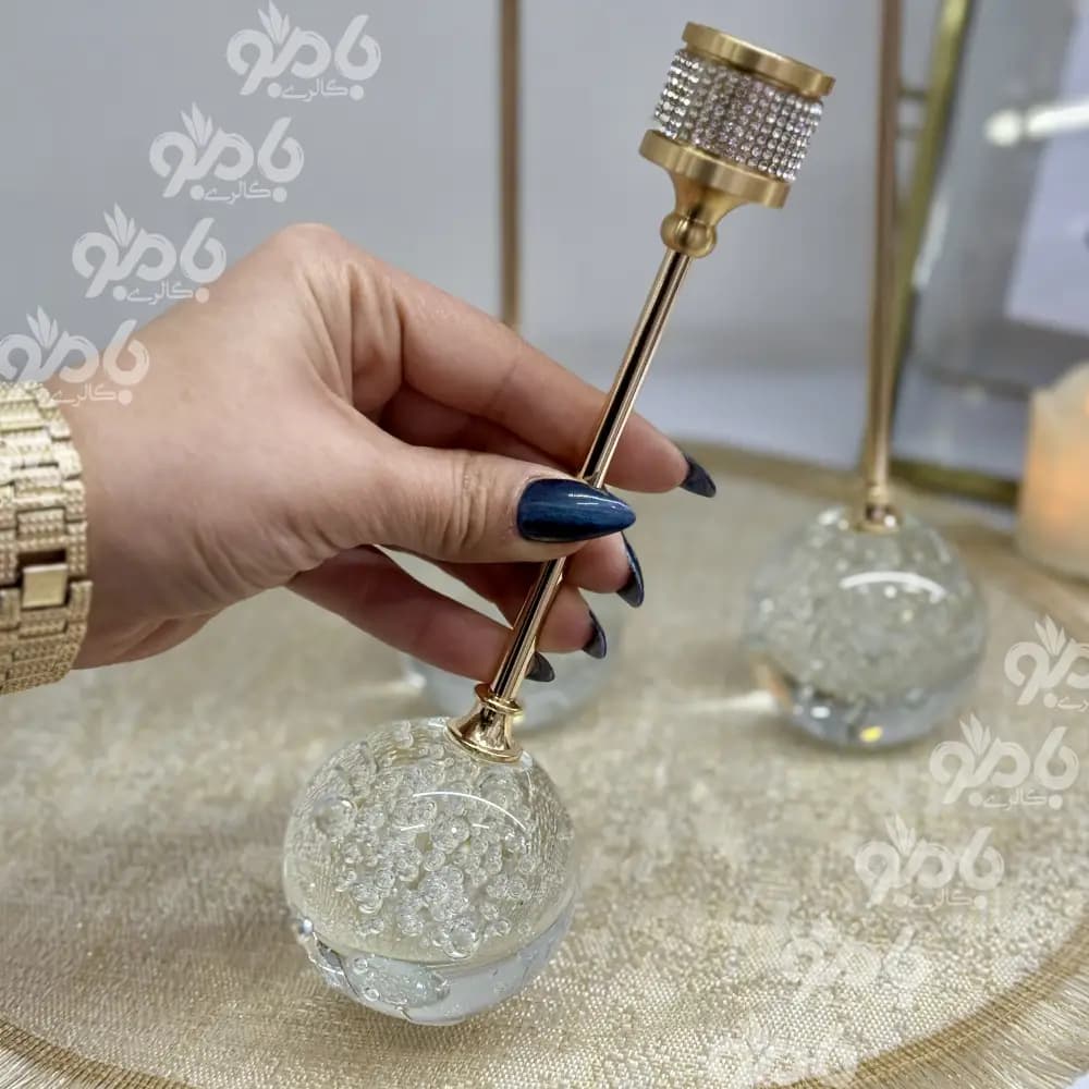 جاشمعی3سایز کریستال 800.220 طلایی — تصویر ۲