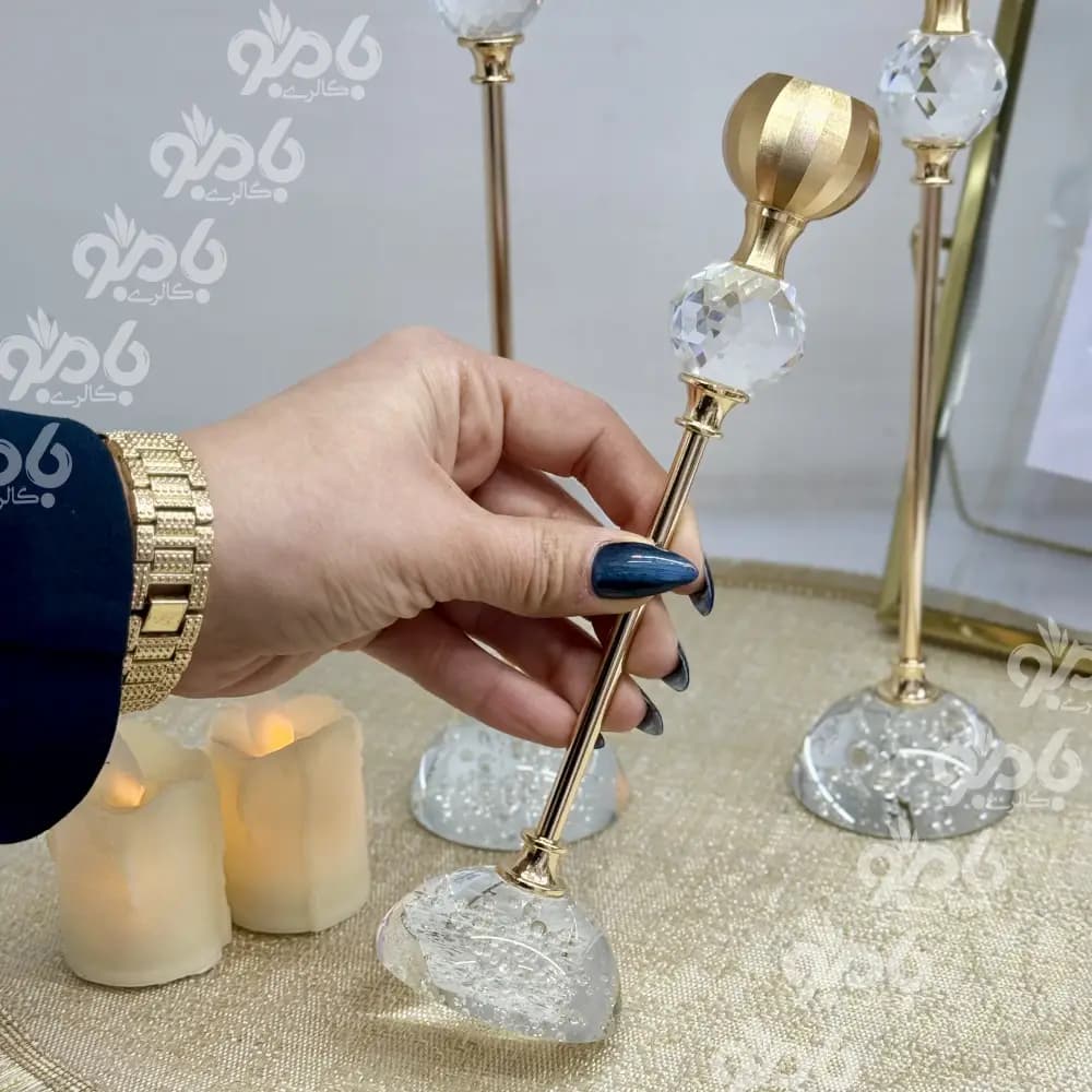 جاشمعی3سایز کریستال 800.219 طلایی — تصویر ۲