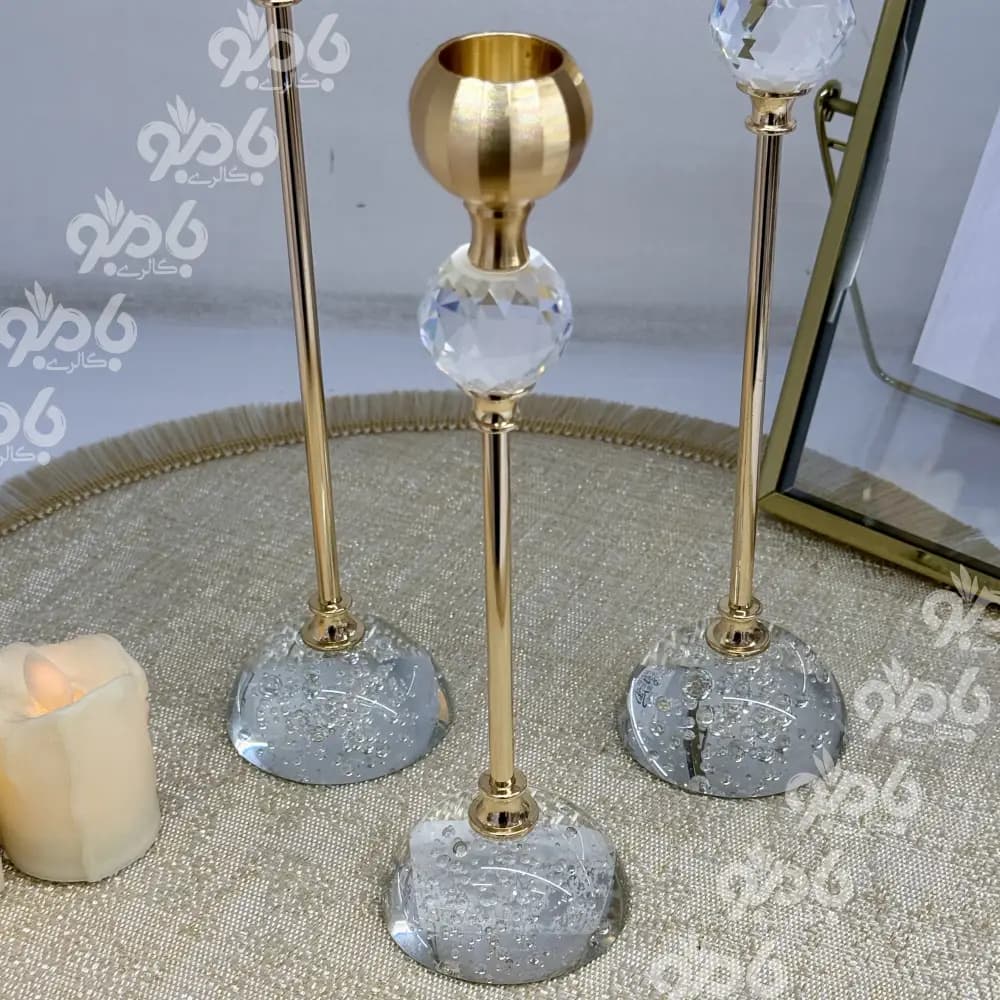 جاشمعی3سایز کریستال 800.219 طلایی — تصویر ۳
