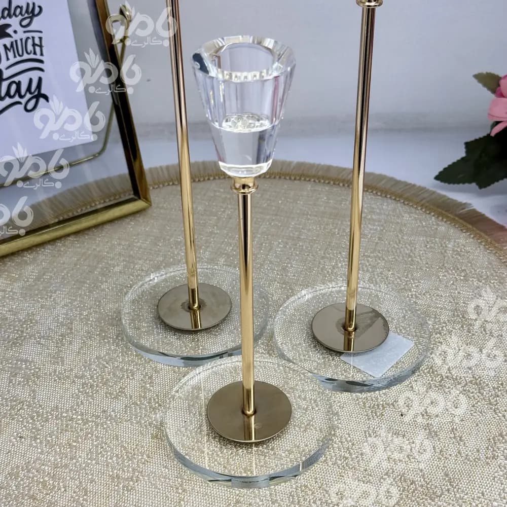 جاشمعی3سایز کریستال 800.218 طلایی — تصویر ۳