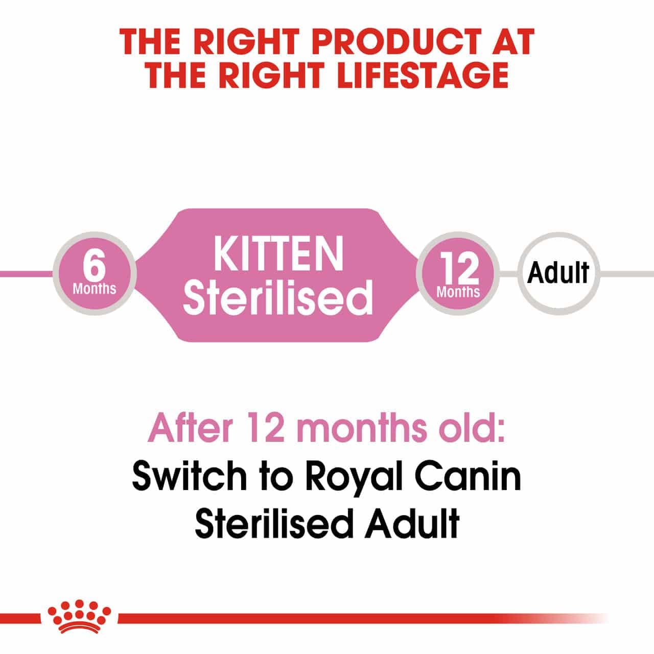 غذای خشک بچه گربه رویال کنین مدل کیتن استرلایز ۲ کیلوگرم Kitten Sterilised — تصویر ۵