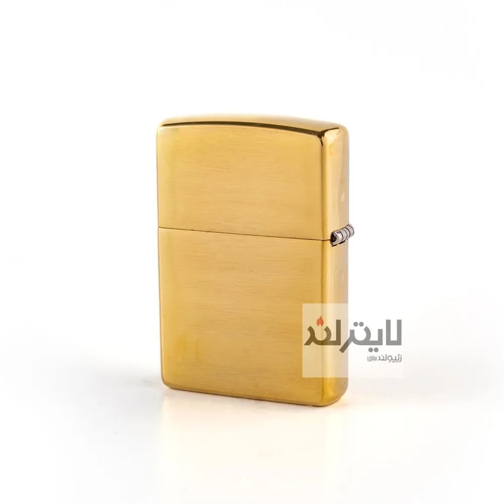 فندک زیپو مدل Brushed Brass CT022 کد 204b — تصویر ۳