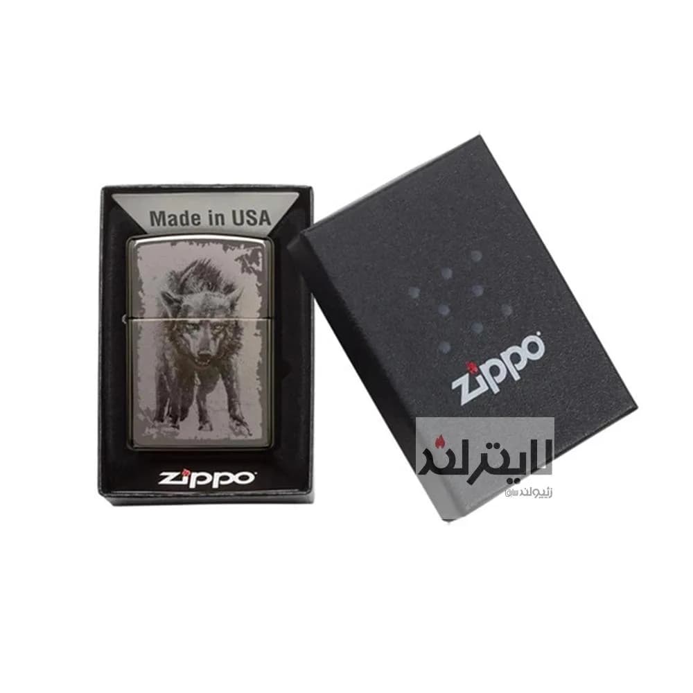 فندک زیپو مدل Wolf Design کد 49073 — تصویر ۵