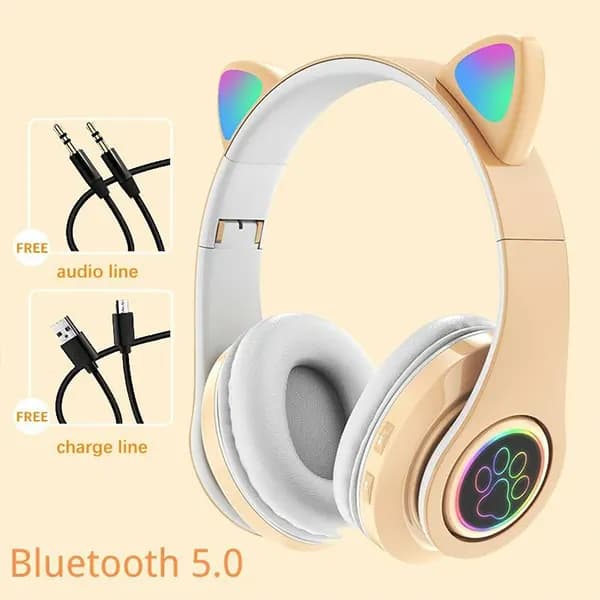 هدفون بی سیم گوش خرگوشی مدل Earcat-B39 — تصویر ۹