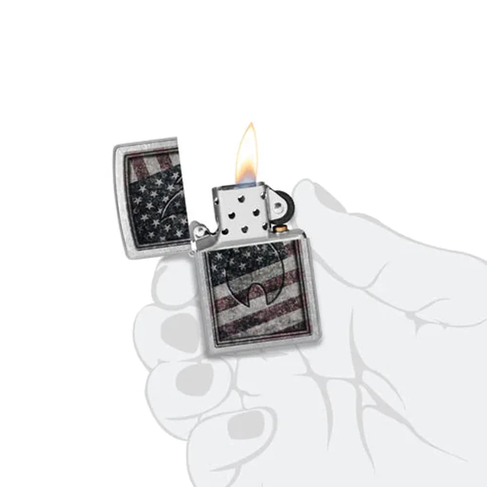 فندک زیپو مدل American Design کد 48180 — تصویر ۴